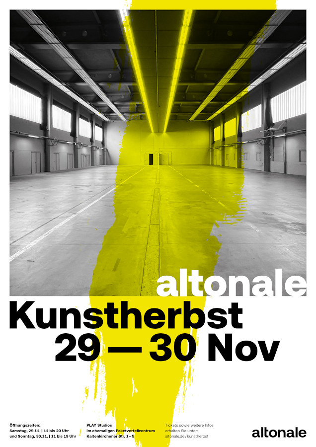 Plakat altonale Kunstherbst 2025