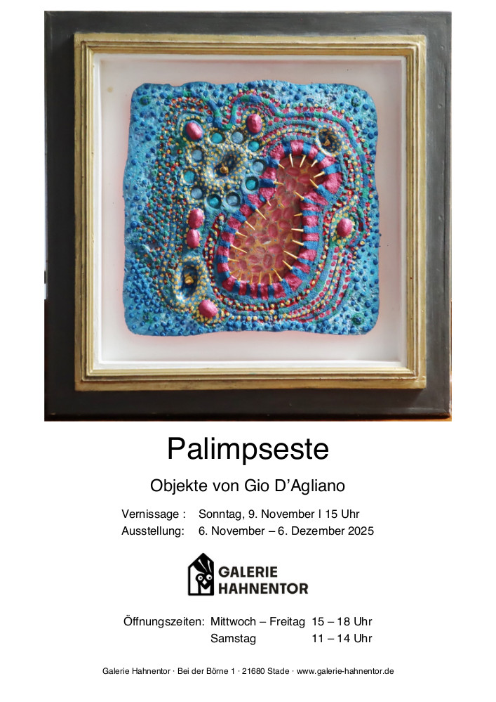 Plakat D‘Agliano Galerie Hahnentor Stade 2025